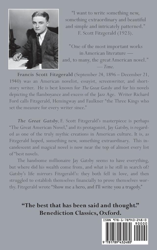 Weitere Ansicht: The Great Gatsby | F. Scott Fitzgerald