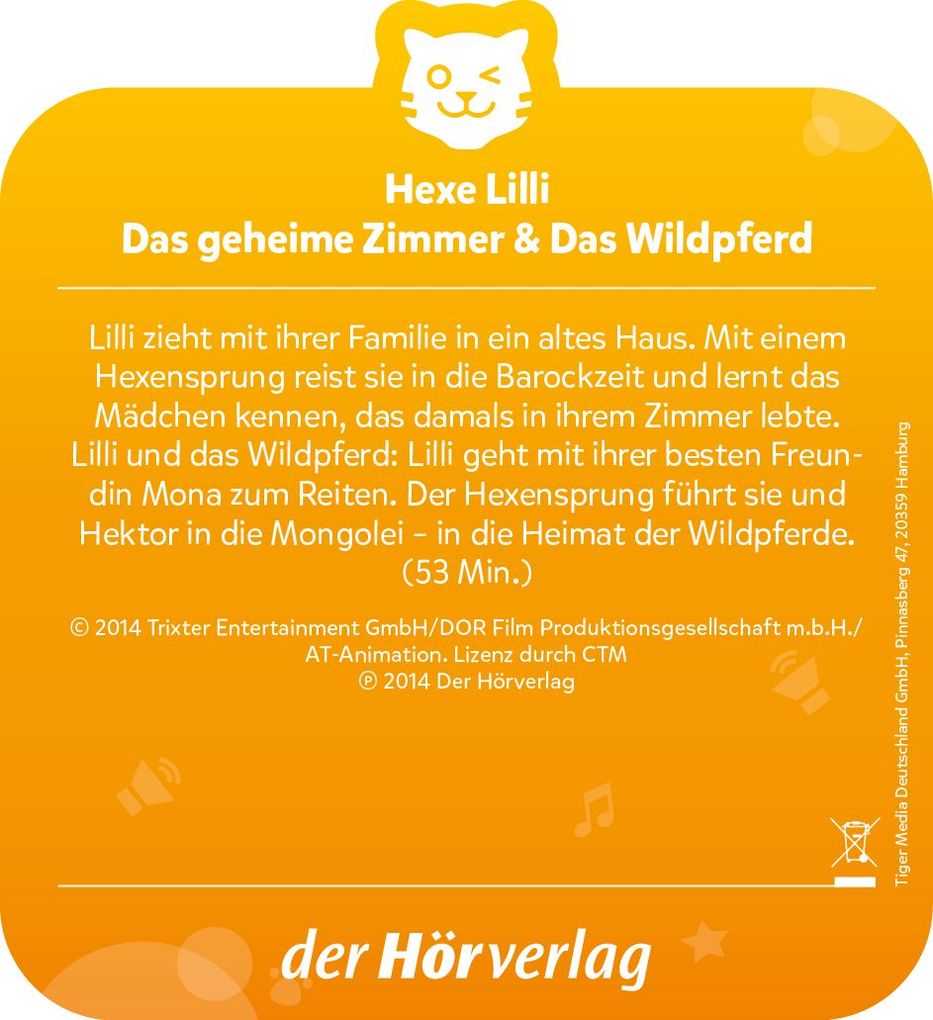 Weitere Ansicht: tigercard - Hexe Lilli - Das geheime Zimmer & Das Wildpferd