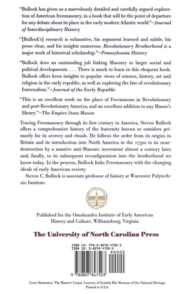 Weitere Ansicht: Revolutionary Brotherhood | Steven C. Bullock