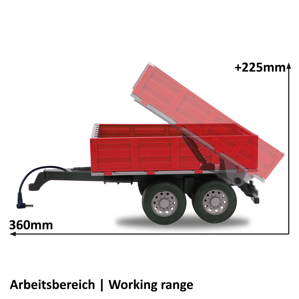 Weitere Ansicht: Jamara Kipper rot für RC-Traktor 1:16