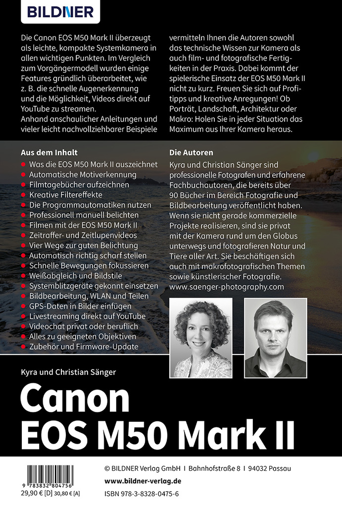 Weitere Ansicht: Canon EOS M50 Mark II | Kyra Sänger, Christian Sänger