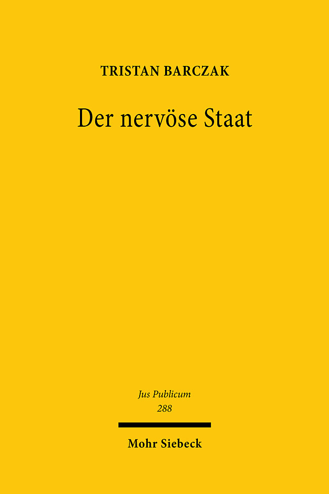 Produktbild: Der nervöse Staat | Tristan Barczak