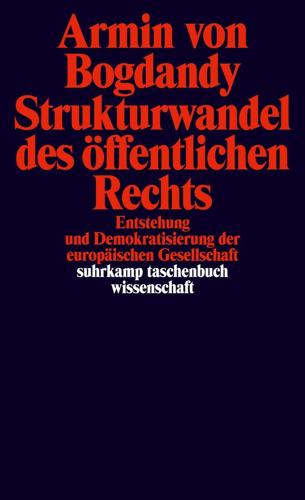 Produktbild: Strukturwandel des öffentlichen Rechts | Armin Von Bogdandy, Armin Bogdandy