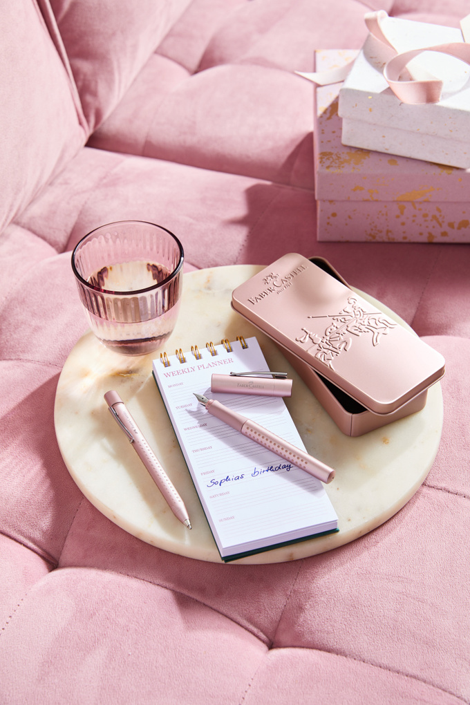 Weitere Ansicht: Faber-Castell Füller M/Set Grip 2010 rose shadows