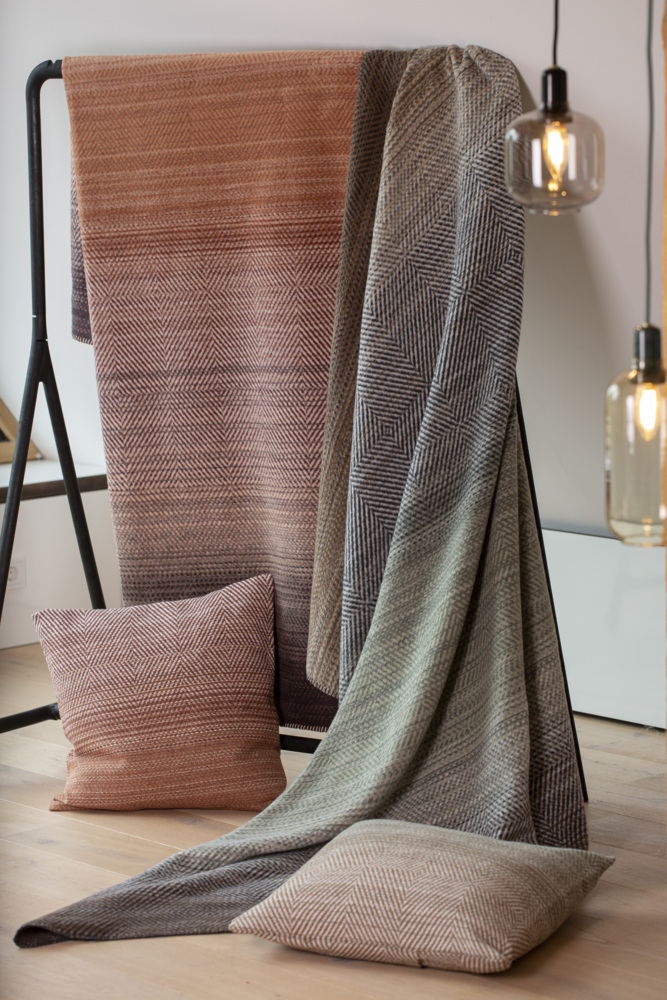 Weitere Ansicht: Fussenegger Wohndecke "Farbverlauf" efeu