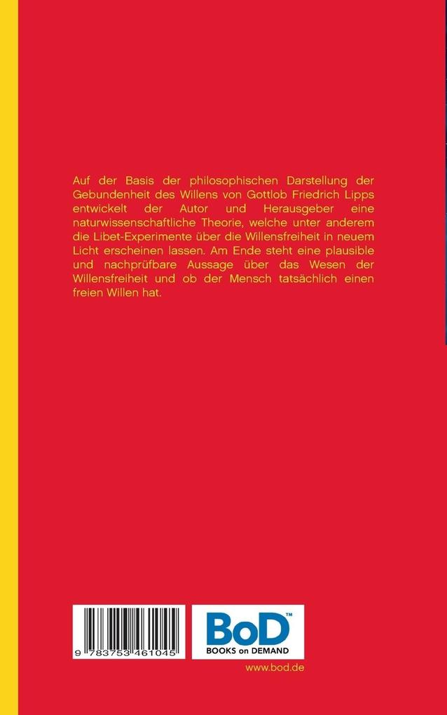 Weitere Ansicht: Gebundener Wille | Gottlob Friedrich Lipps