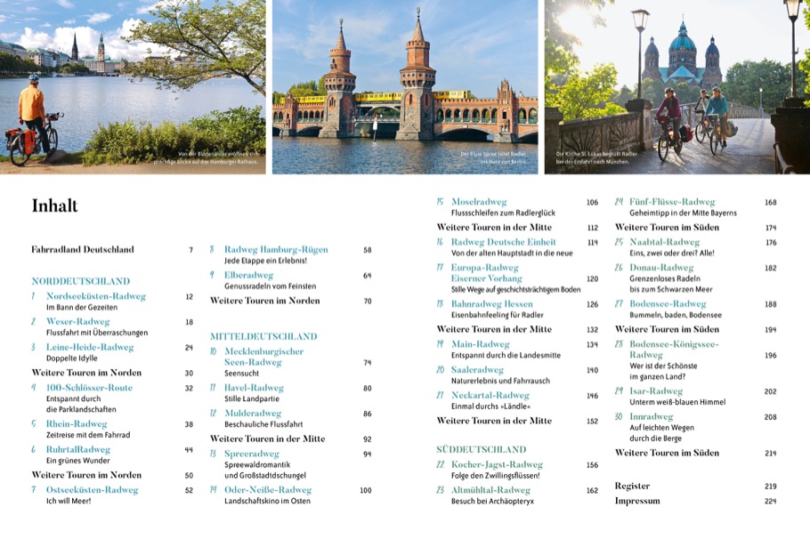 Weitere Ansicht: Bruckmann Radführer - Das Radreisebuch Deutschland | Thorsten Brönner