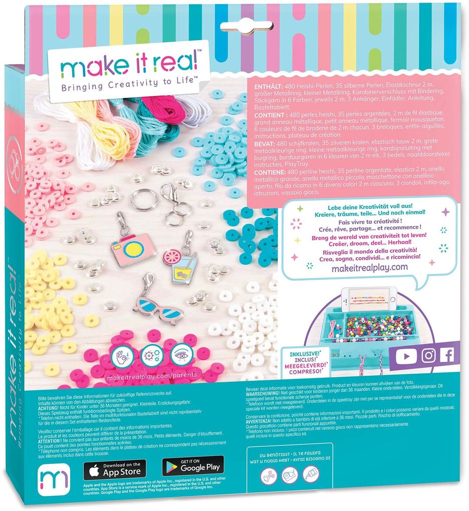 Weitere Ansicht: Make it Real - Heishi-Perlenarmbänder