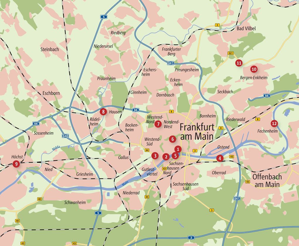 Weitere Ansicht: Zu Fuß durch Frankfurt | Annette Friauf