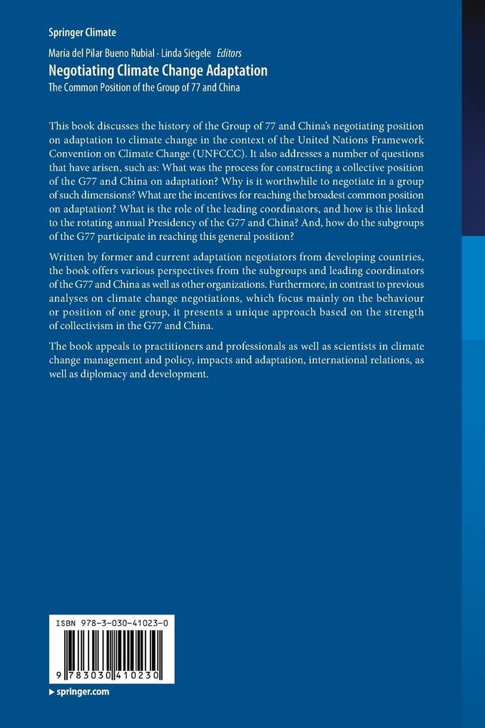 Weitere Ansicht: Negotiating Climate Change Adaptation