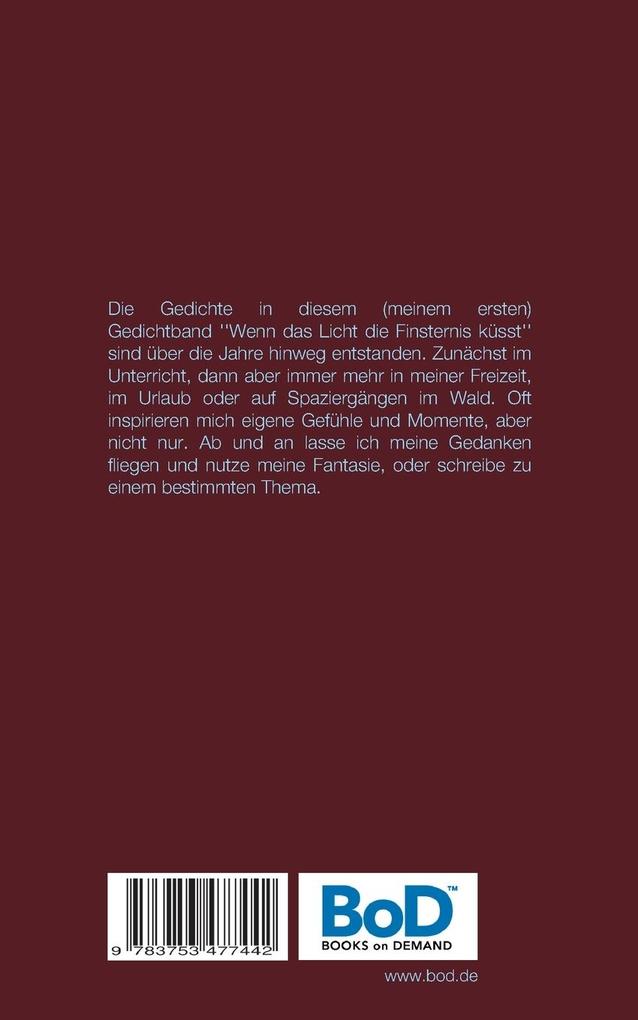 Weitere Ansicht: Wenn das Licht die Finsternis küsst | Johanna Frank