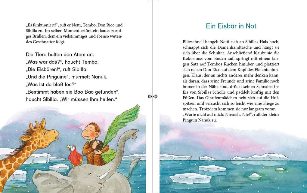 Weitere Ansicht: Erst ich ein Stück, dann du! - Nanuk - Ein kleiner Eisbär findet Freunde | Patricia Schröder