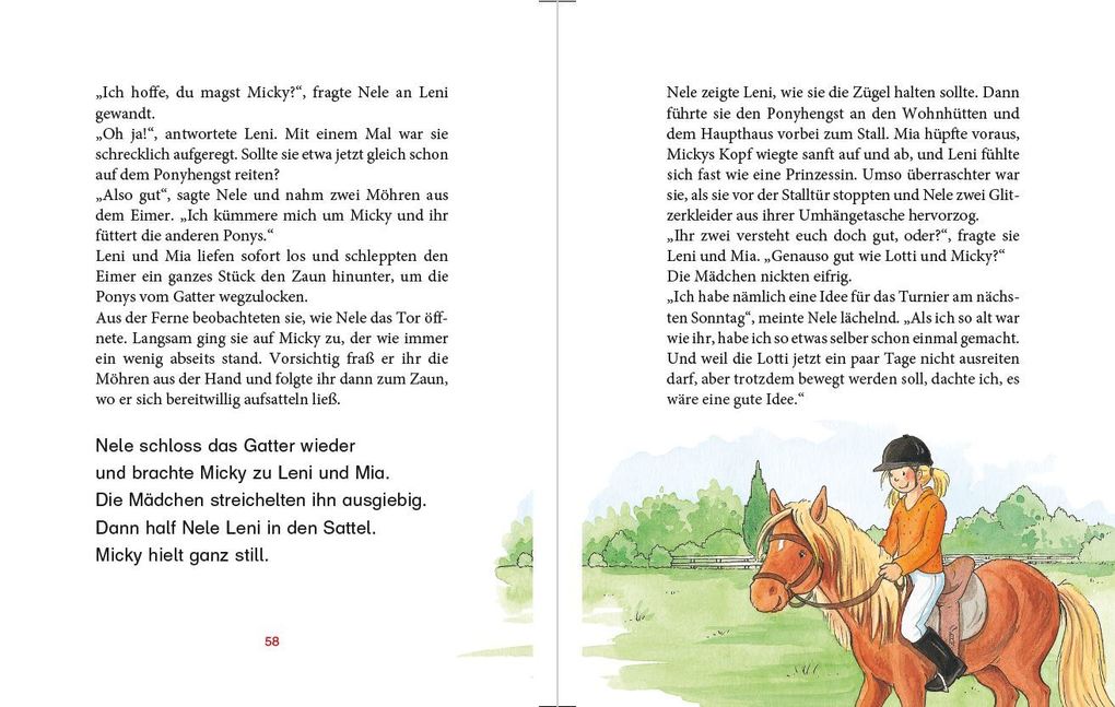 Weitere Ansicht: Erst ich ein Stück, dann du - Leni & Lotti - Ferien auf dem Ponyhof | Patricia Schröder