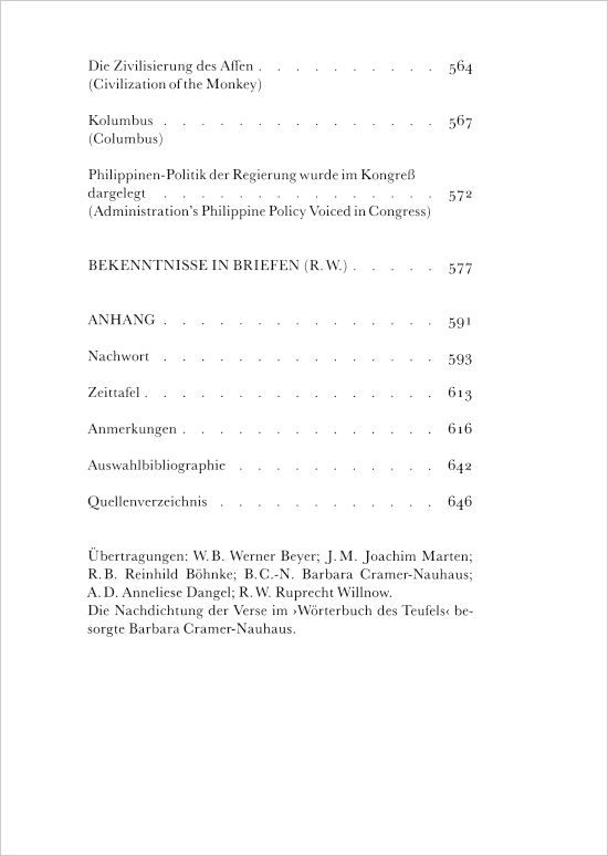 Weitere Ansicht: Ambrose Bierce, Gesammelte Werke | Ambrose Bierce