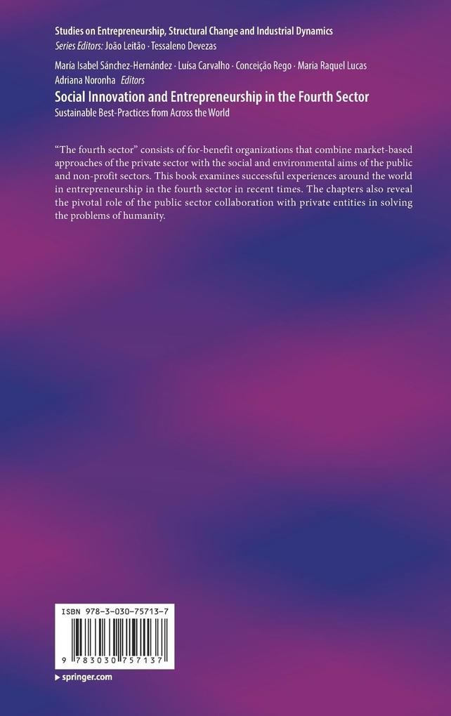 Weitere Ansicht: Social Innovation and Entrepreneurship in the Fourth Sector