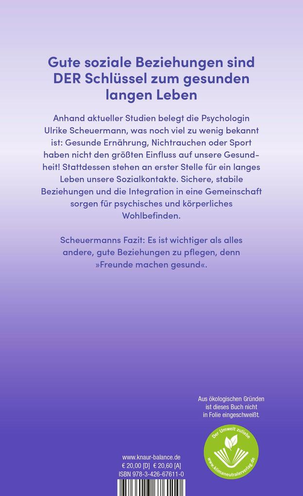 Weitere Ansicht: Freunde machen gesund | Ulrike Scheuermann