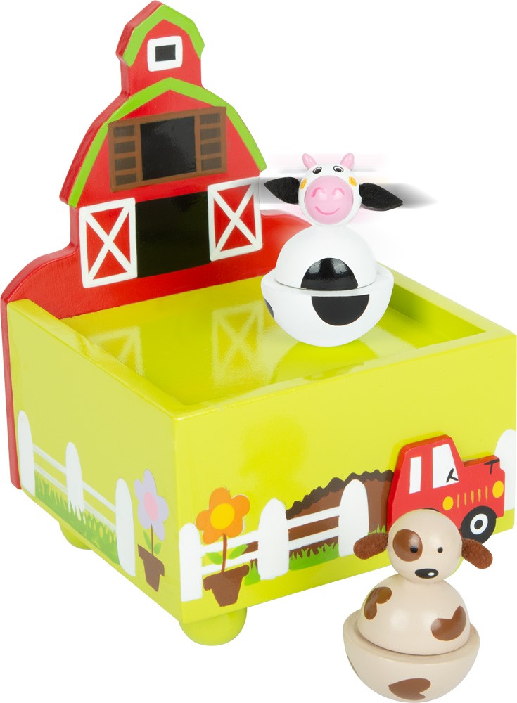 Weitere Ansicht: small foot 11715 - Spieluhr Bauernhof, Holz