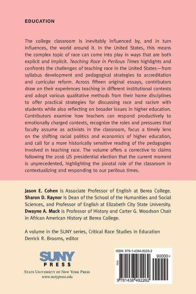 Weitere Ansicht: Teaching Race in Perilous Times