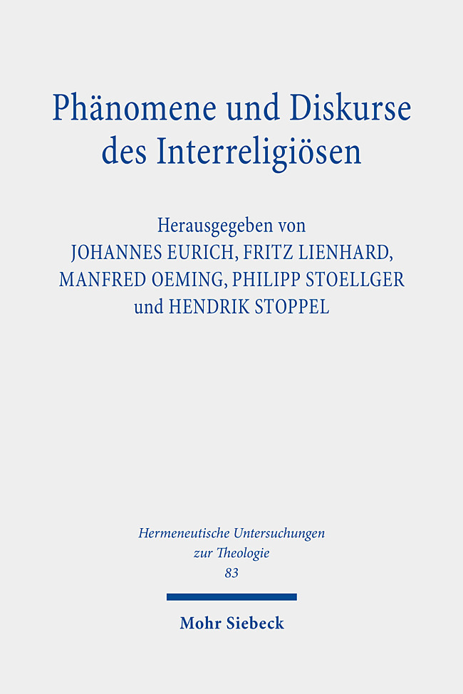 Produktbild: Phänomene und Diskurse des Interreligiösen