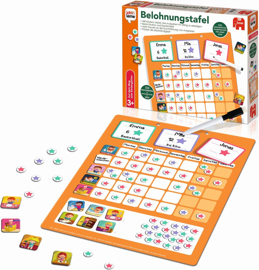 Produktbild: Jumbo Spiele - ich lerne Belohnungstafel