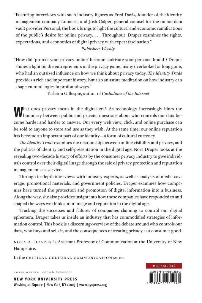 Weitere Ansicht: The Identity Trade | Nora A Draper