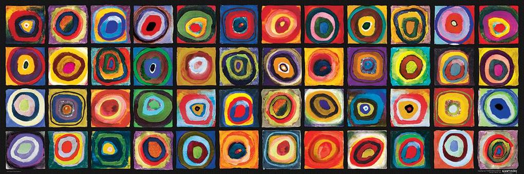 Weitere Ansicht: Farbquadrat-Collage, Kandinsky (Puzzle) | Wassily Kandinsky