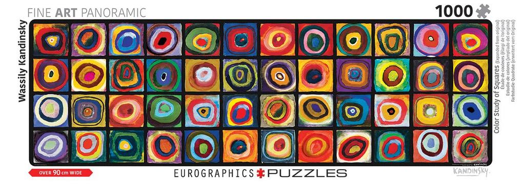 Weitere Ansicht: Farbquadrat-Collage, Kandinsky (Puzzle) | Wassily Kandinsky