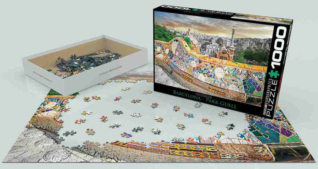 Weitere Ansicht: Barcelona Park Güell (Puzzle)