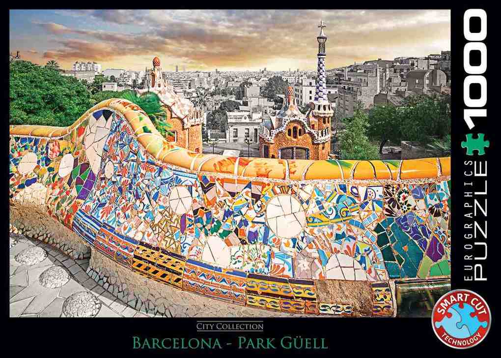 Weitere Ansicht: Barcelona Park Güell (Puzzle)