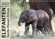 Elefanten - Sanfte Riesen Afrikas (Wandkalender 2022 DIN A4 quer)