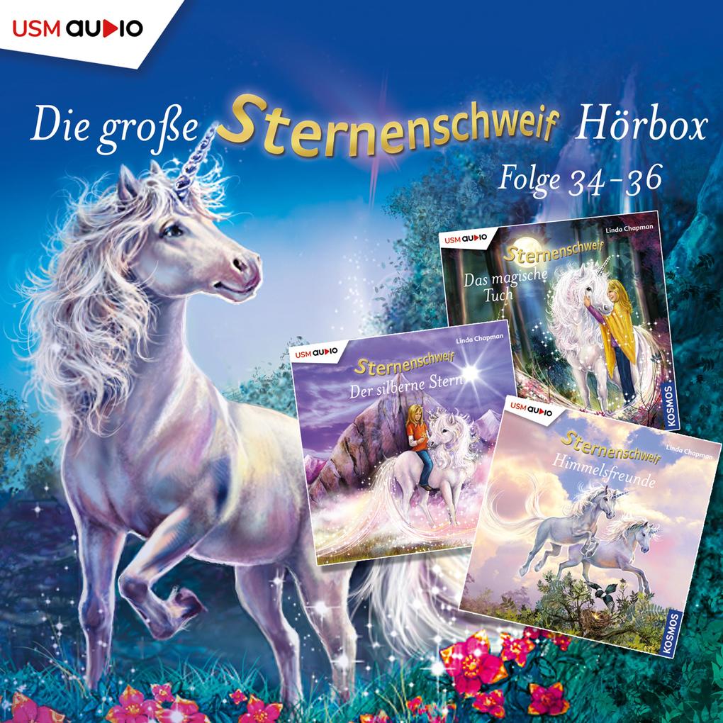 Produktbild: Die große Sternenschweif Hörbox Folgen 34-36 (3 Audio CDs) | Linda Chapman