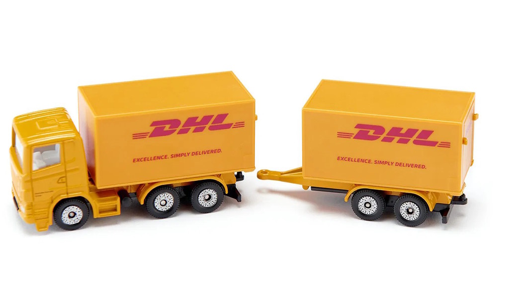 Weitere Ansicht: SIKU - LKW mit Anhänger DHL