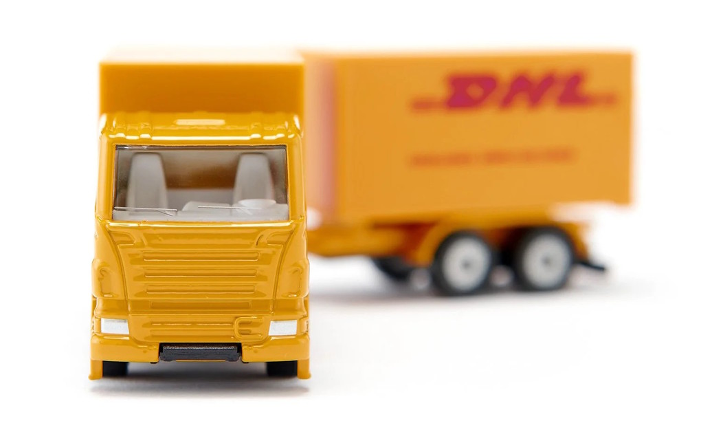 Weitere Ansicht: SIKU - LKW mit Anhänger DHL