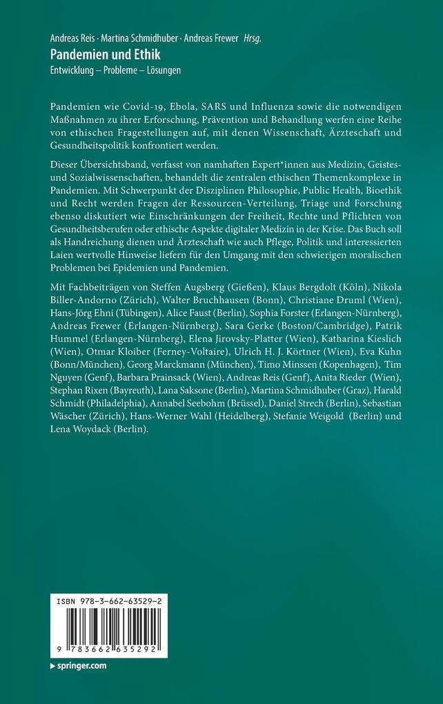 Weitere Ansicht: Pandemien und Ethik