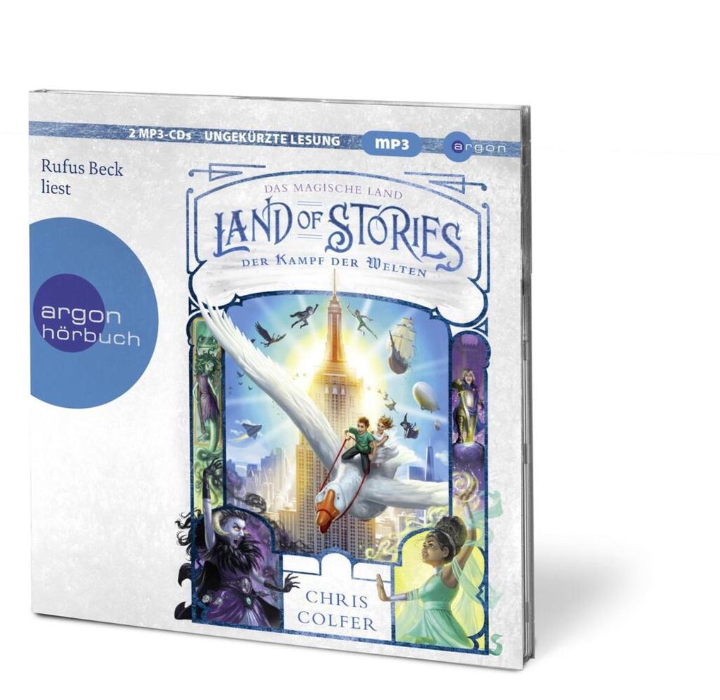 Weitere Ansicht: Land of Stories: Das magische Land 6 - Der Kampf der Welten,2 Audio-CD, 2 MP3 | Chris Colfer