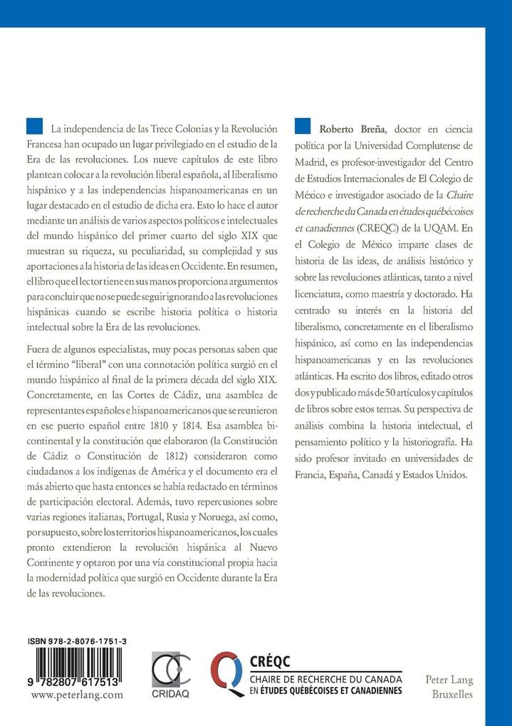 Weitere Ansicht: Las revoluciones hispánicas y la historiografía contemporánea | Roberto Breña