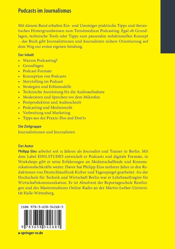 Weitere Ansicht: Podcasts im Journalismus | Philipp Eins
