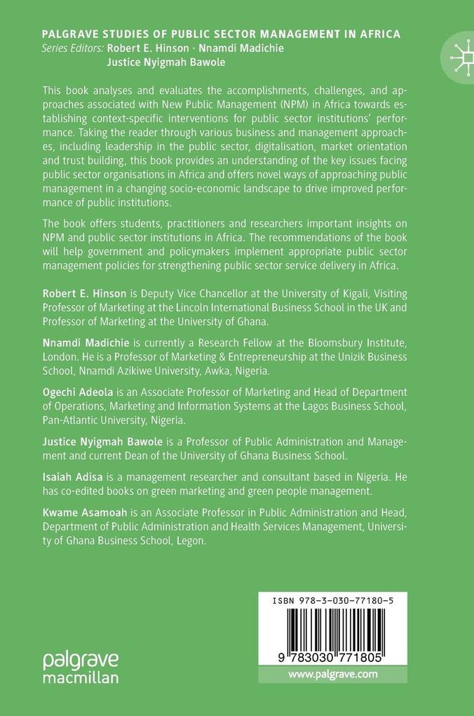 Weitere Ansicht: New Public Management in Africa
