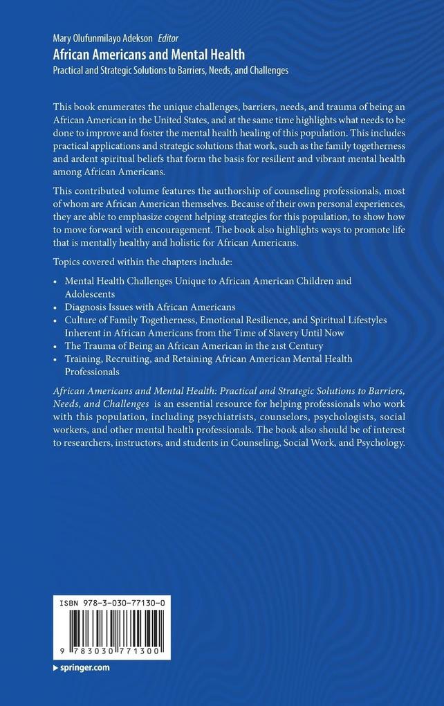 Weitere Ansicht: African Americans and Mental Health