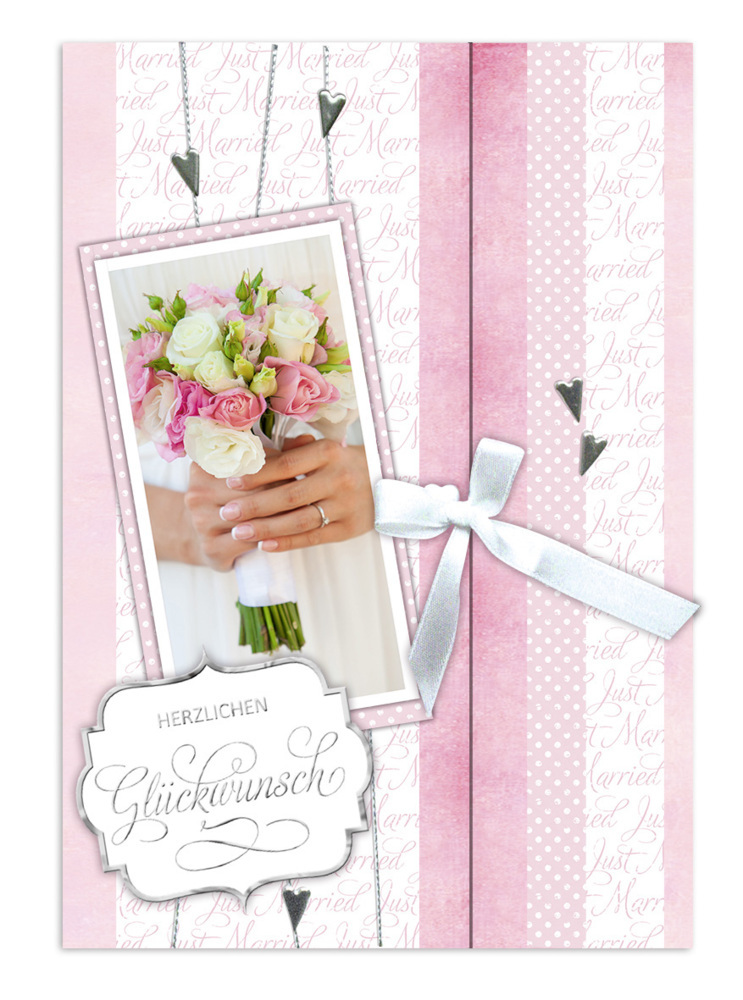 Weitere Ansicht: URSUS Bastelblock "Hochzeit Rose"