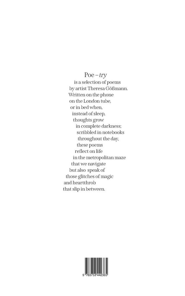 Weitere Ansicht: Poe-try | Theresa Gößmann