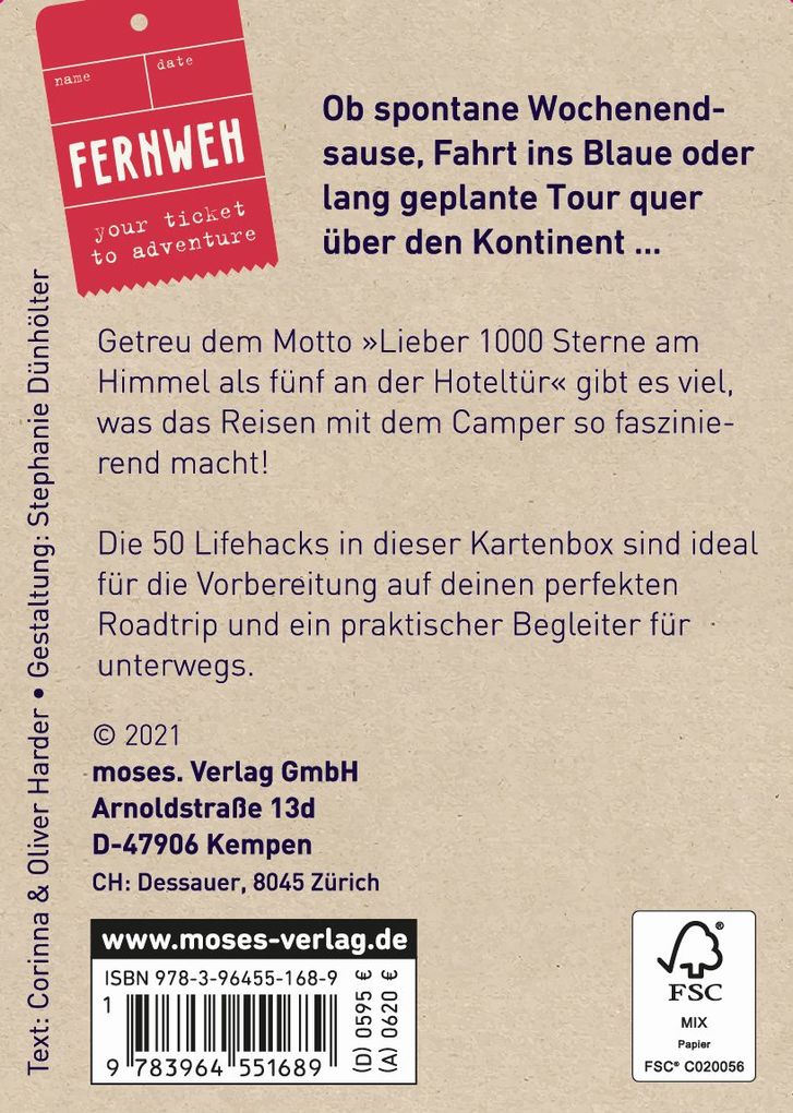 Weitere Ansicht: Fernweh Camper-Lifehacks | Corinna Harder, Oliver Harder