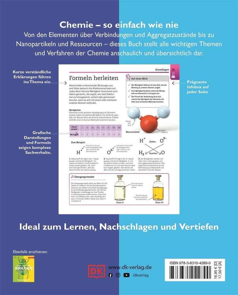 Weitere Ansicht: Visuelles Wissen. Chemie | Nigel Saunders, Iain Brand, Kat Day, Anna Claybourne, Ian Stanbridge