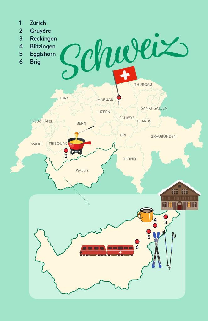 Weitere Ansicht: Das kleine Chalet in der Schweiz | Julie Caplin