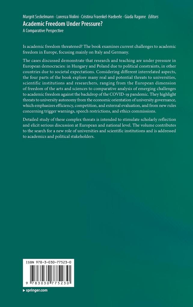 Weitere Ansicht: Academic Freedom Under Pressure?