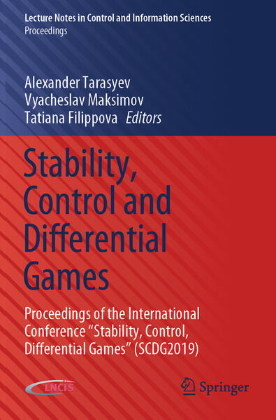 Produktbild: Stability, Control and Differential Games