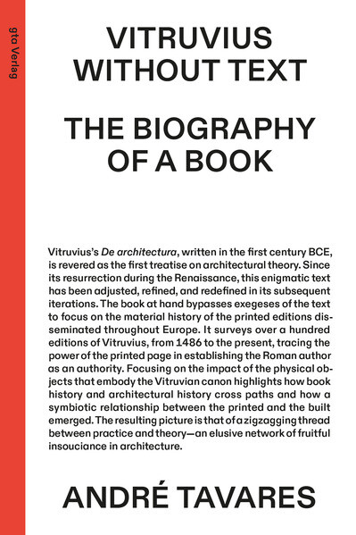 Produktbild: Vitruvius Without Text | André Tavares