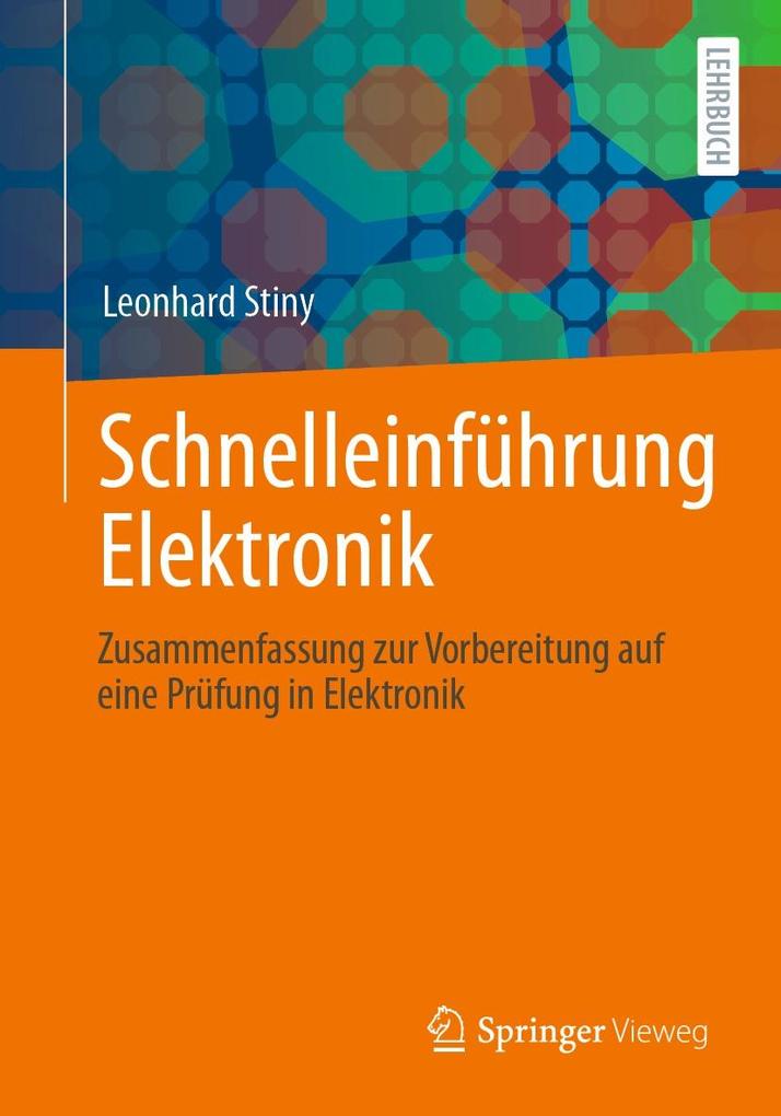 Produktbild: Schnelleinführung Elektronik | Leonhard Stiny