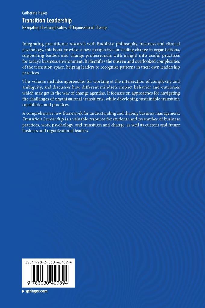 Weitere Ansicht: Transition Leadership | Catherine Hayes
