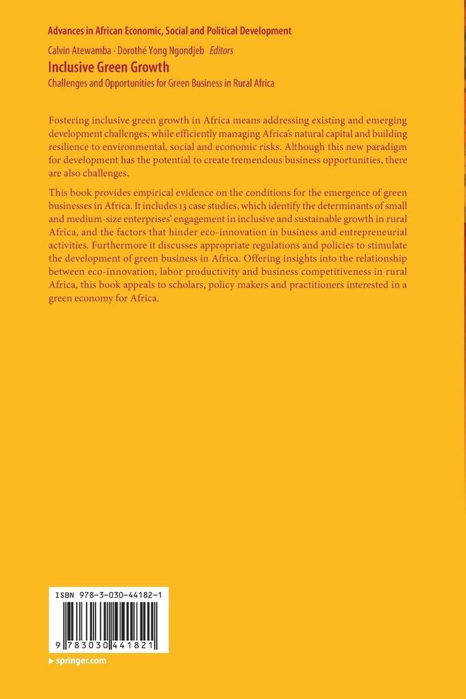 Weitere Ansicht: Inclusive Green Growth